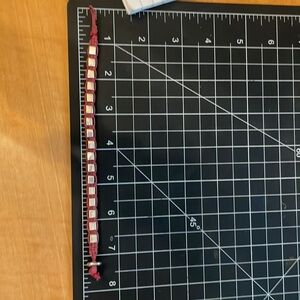 Me&Ro Cord Macramé bead Bracelet 7 inches. Sterling